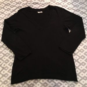 Black v-neck pullover sweater!